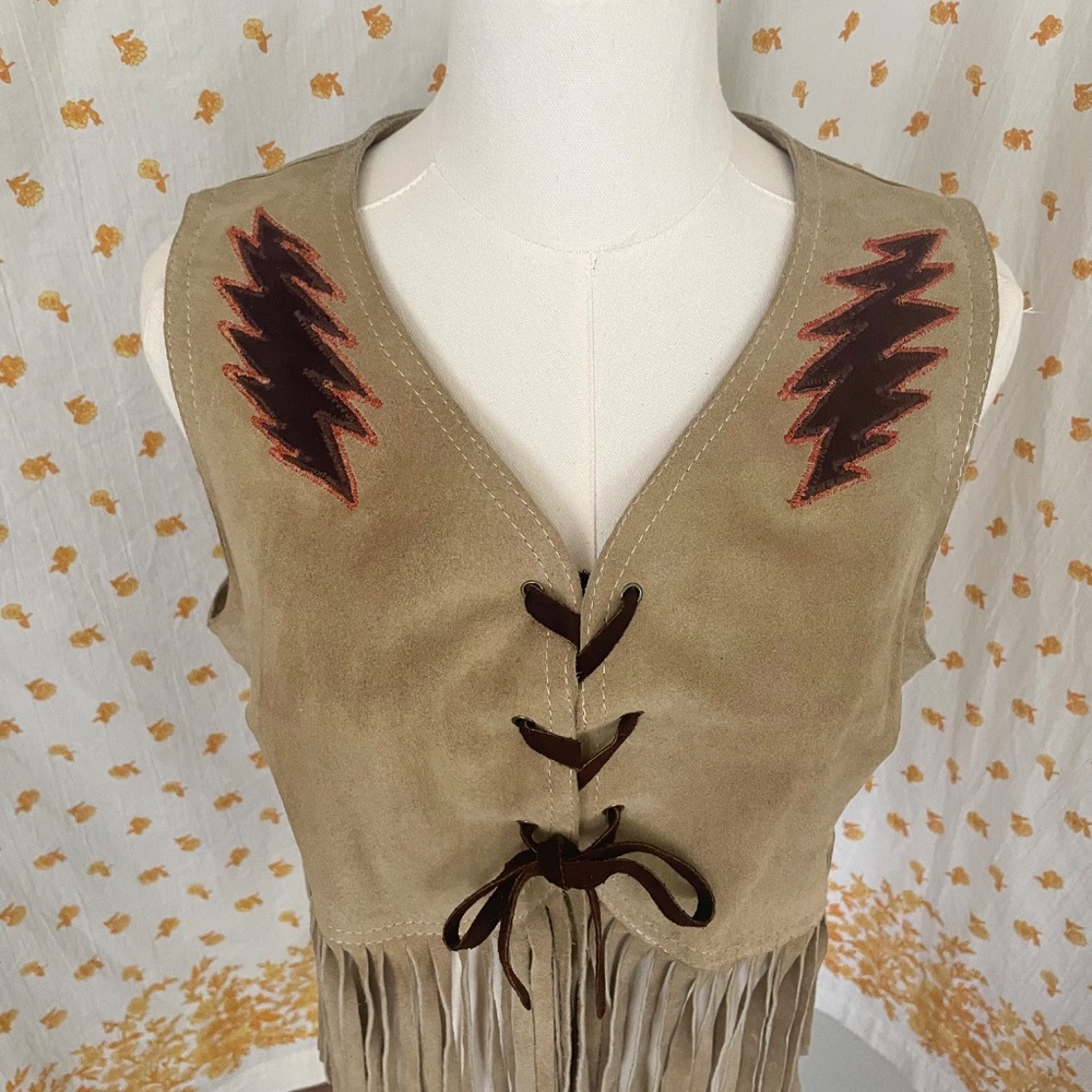 70s Fringe Western Upcycled Dire Wolf Piece – One of a Kind Grateful Dead - Picture 14 of 16